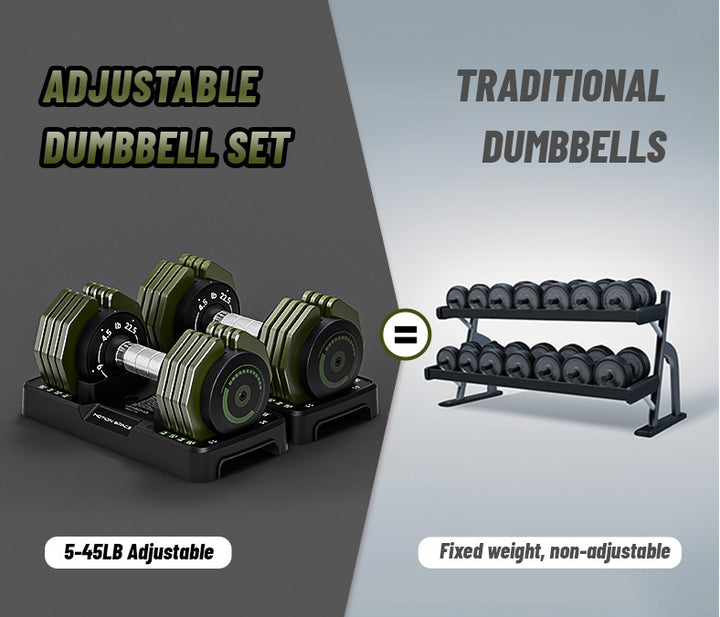 Adjustable Oliver Dumbbells Set - 22.5LB*2