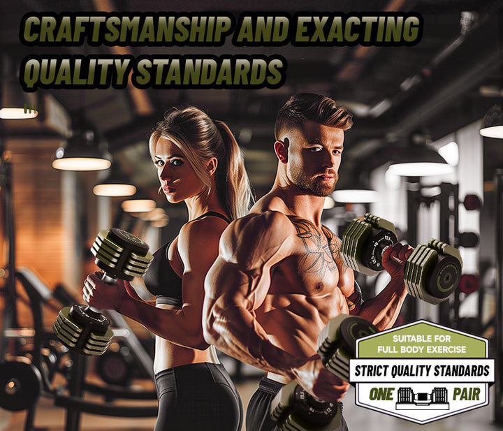 Adjustable Oliver Dumbbells Set - 22.5LB*2