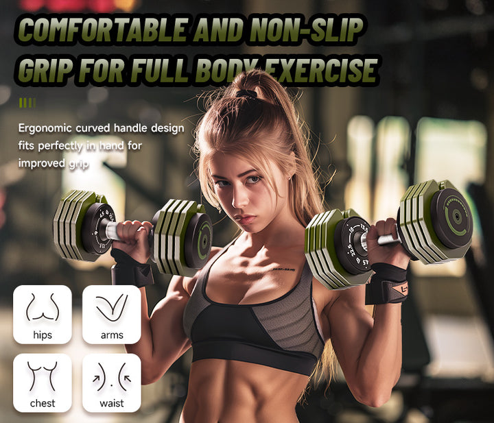Adjustable Oliver Dumbbells Set - 22.5LB*2