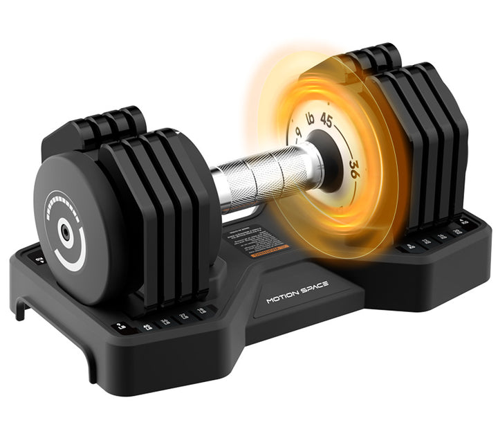 Adjustable Black Dumbbell - 45LBs
