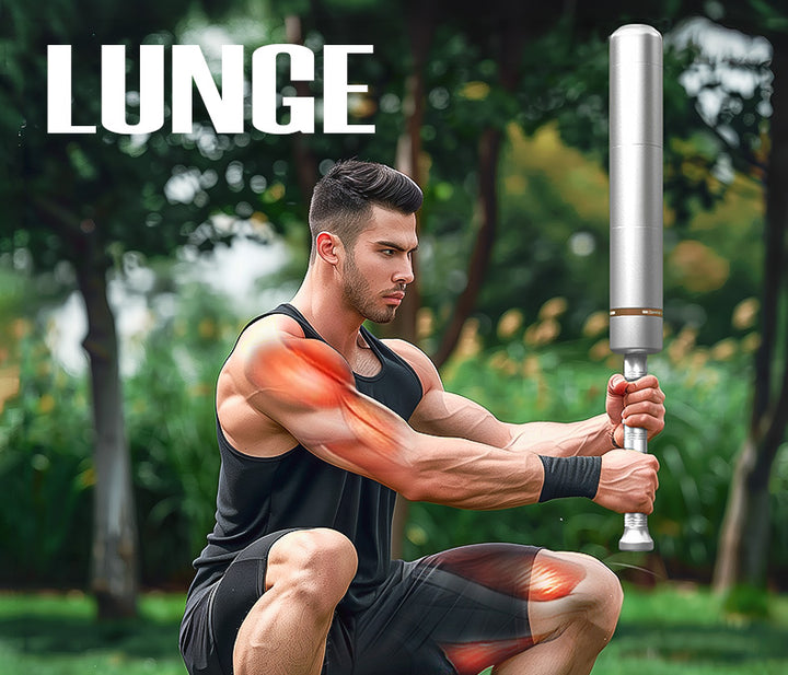 Motion Space 6 Options Adjustable Mace Clubbell Indian Club for Strength Training - NEW
